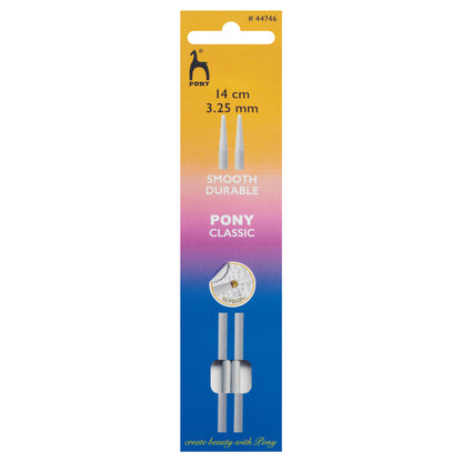 Pony Classic aluminium interchangeable knitting needle tips 3.25mm