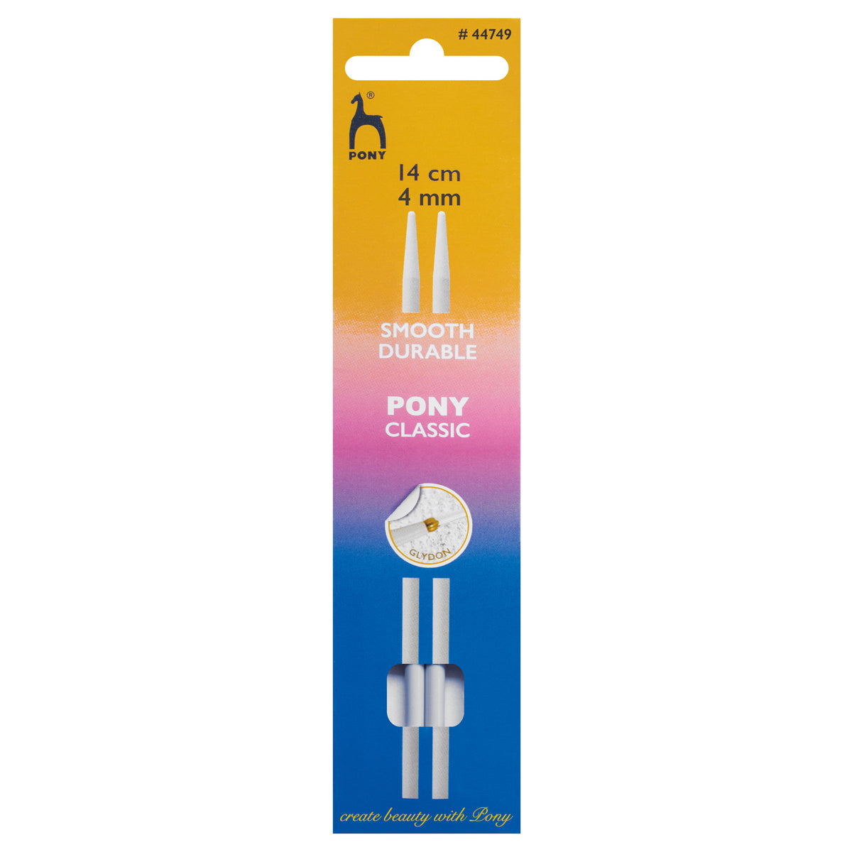 Pony Classic aluminium interchangeable knitting needle tips 4mm