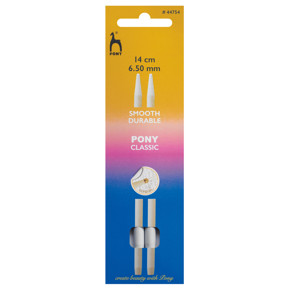 Pony Classic aluminium interchangeable knitting needle tips 6.5mm