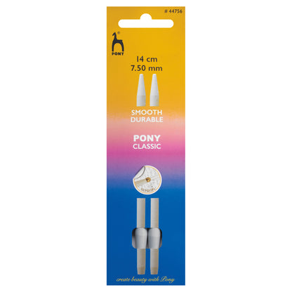 Pony Classic aluminium interchangeable knitting needle tips 7.5mm