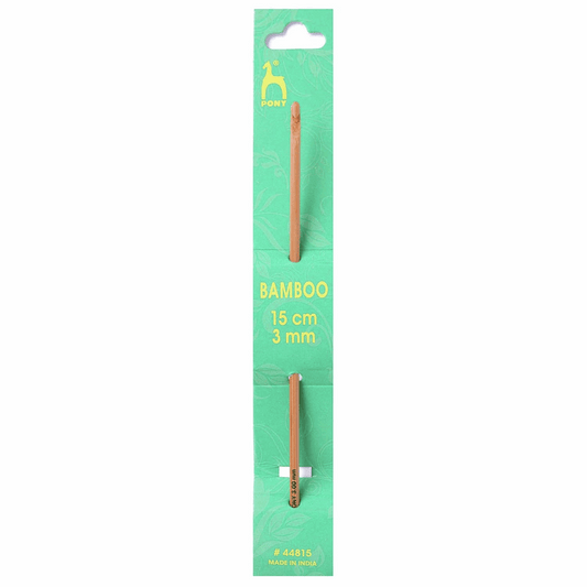 PONY Bamboo Crochet Hook - 15cm x 3.00mm
