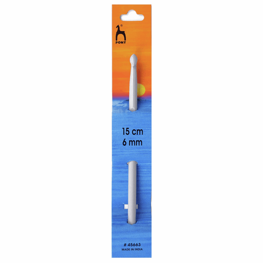 PONY Plastic Crochet Hook - 15cm x 6mm