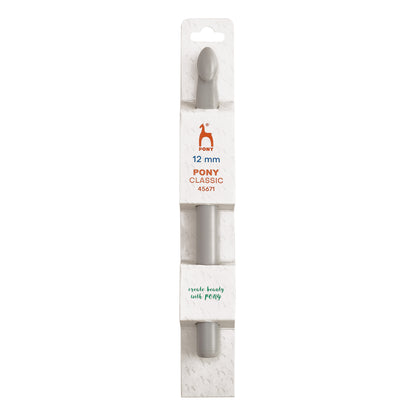 Pony 12mm plastic crochet hook