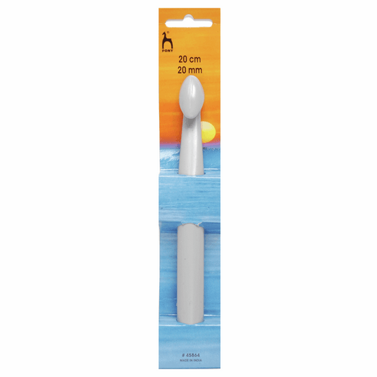 PONY Plastic Crochet Hook - 20cm x 20mm