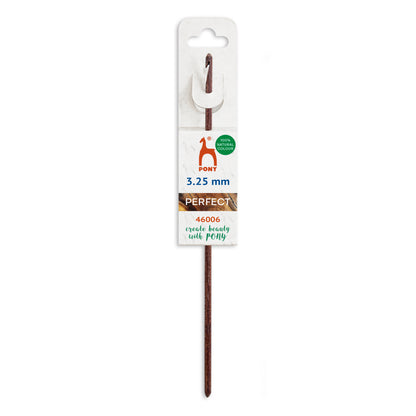Pony Perfect 3.25mm multi-tone wooden crochet hook