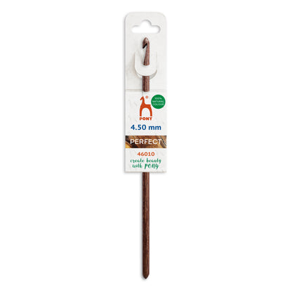 Pony Perfect 4.5mm multi-tone wooden crochet hook