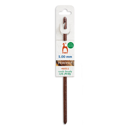 Pony Perfect 5mm multi-tone wooden crochet hook