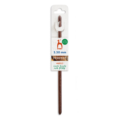 Pony Perfect 5.5mm multi-tone wooden crochet hook