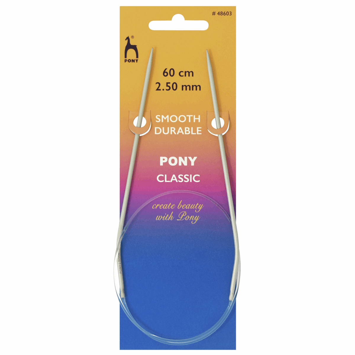 PONY Classic Circular Knitting Needles - 40cm x 2.5mm
