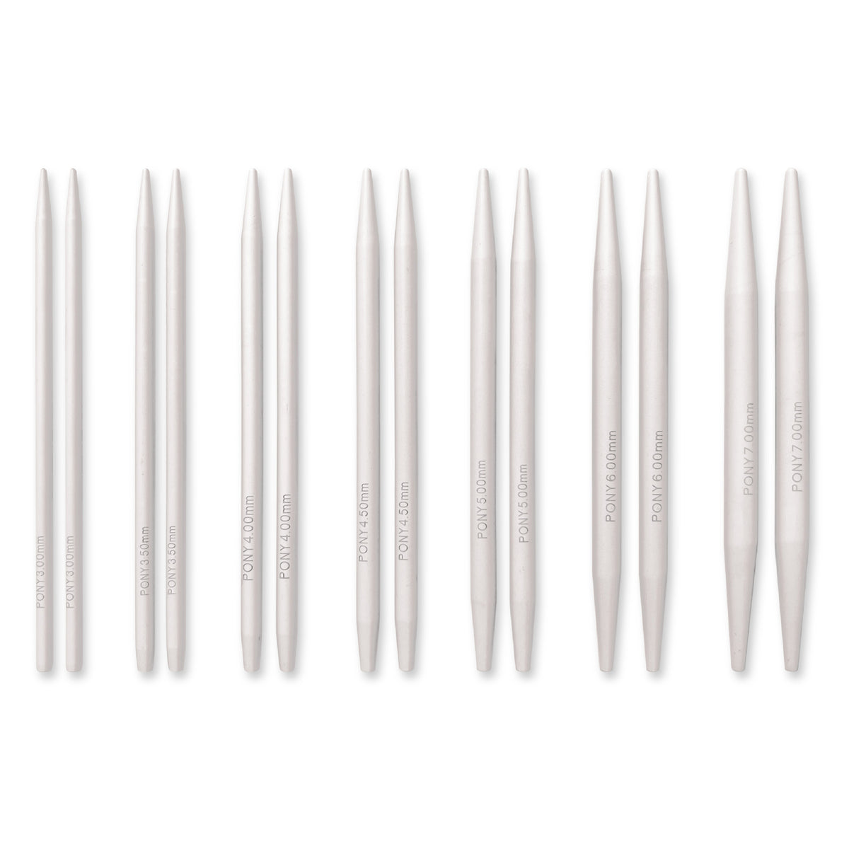 Pony Classic aluminium interchangeable knitting needle set in box