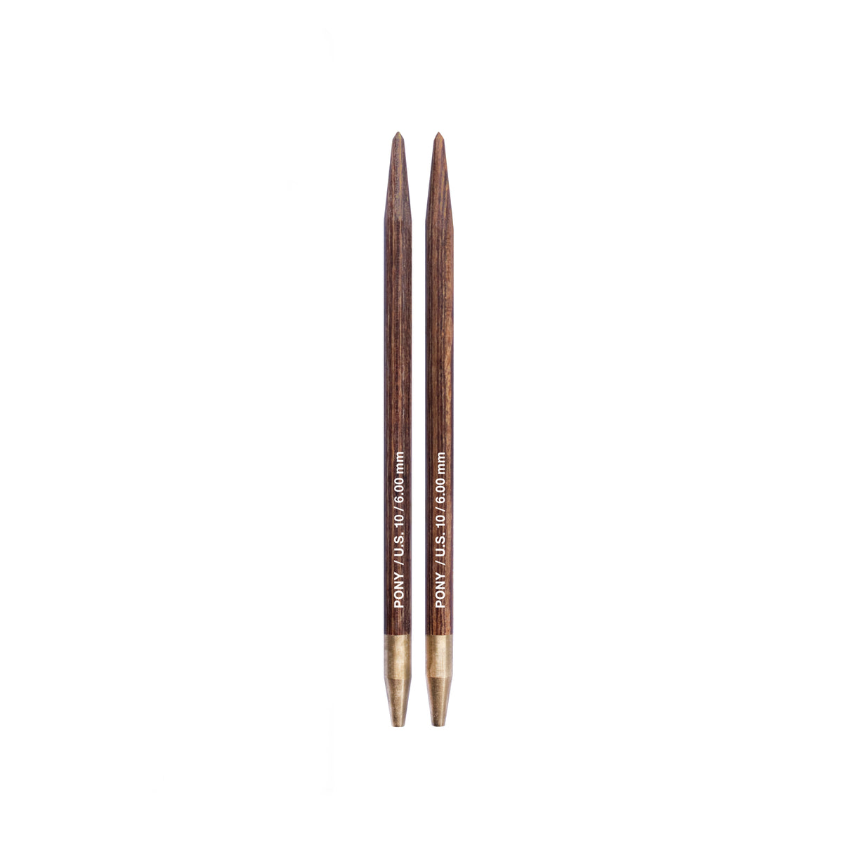 Pony Perfect 6mm natural wood interchangeable knitting needle tips