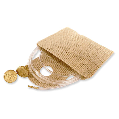 Pony Perfect wooden interchangeable needle tips in a jute case