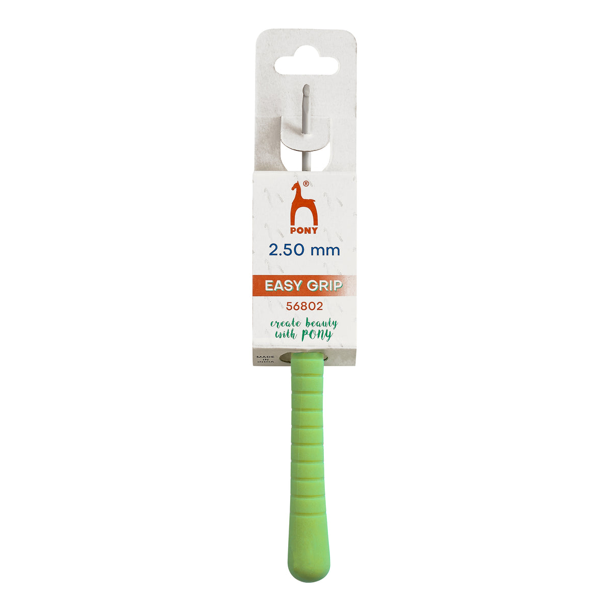 Pony Easy Grip 2.50mm crochet hook with soft coloured handle
