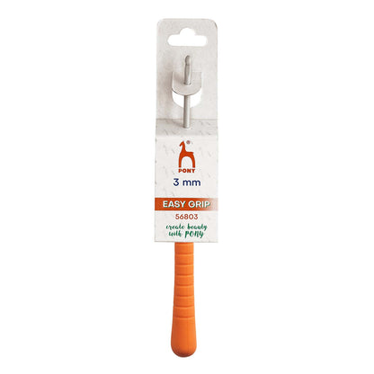 Pony Easy Grip 3.00mm crochet hook with soft coloured handle
