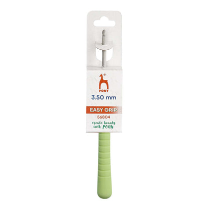 Pony Easy Grip 3.50mm crochet hook with soft coloured handle