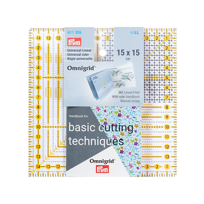 Prym Omnigrid Universal Ruler - 15cm x 15cm