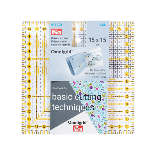 Prym Omnigrid Universal Ruler - 15cm x 15cm