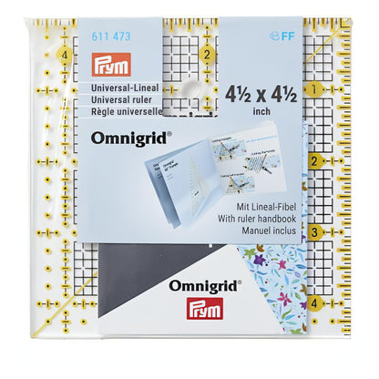 Prym Omnigrid Universal Ruler - 4.5 x 4.5 inch