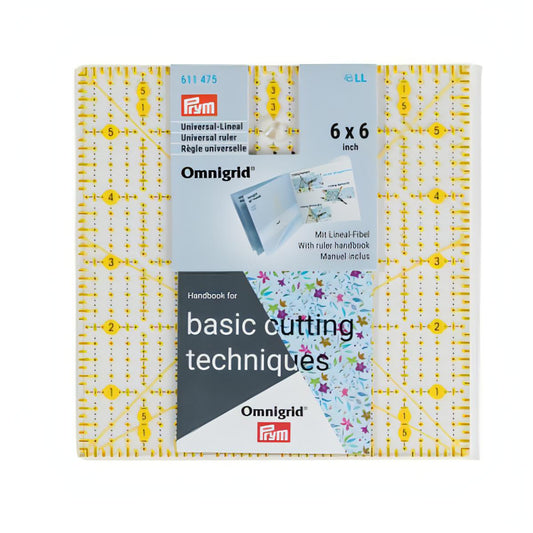 Prym Omnigrid Universal Ruler - 6 x 6 inch