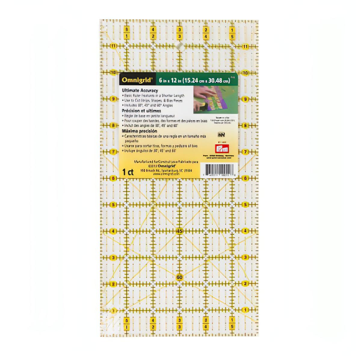 Prym Omnigrid Universal Ruler - 6 x 12 inch