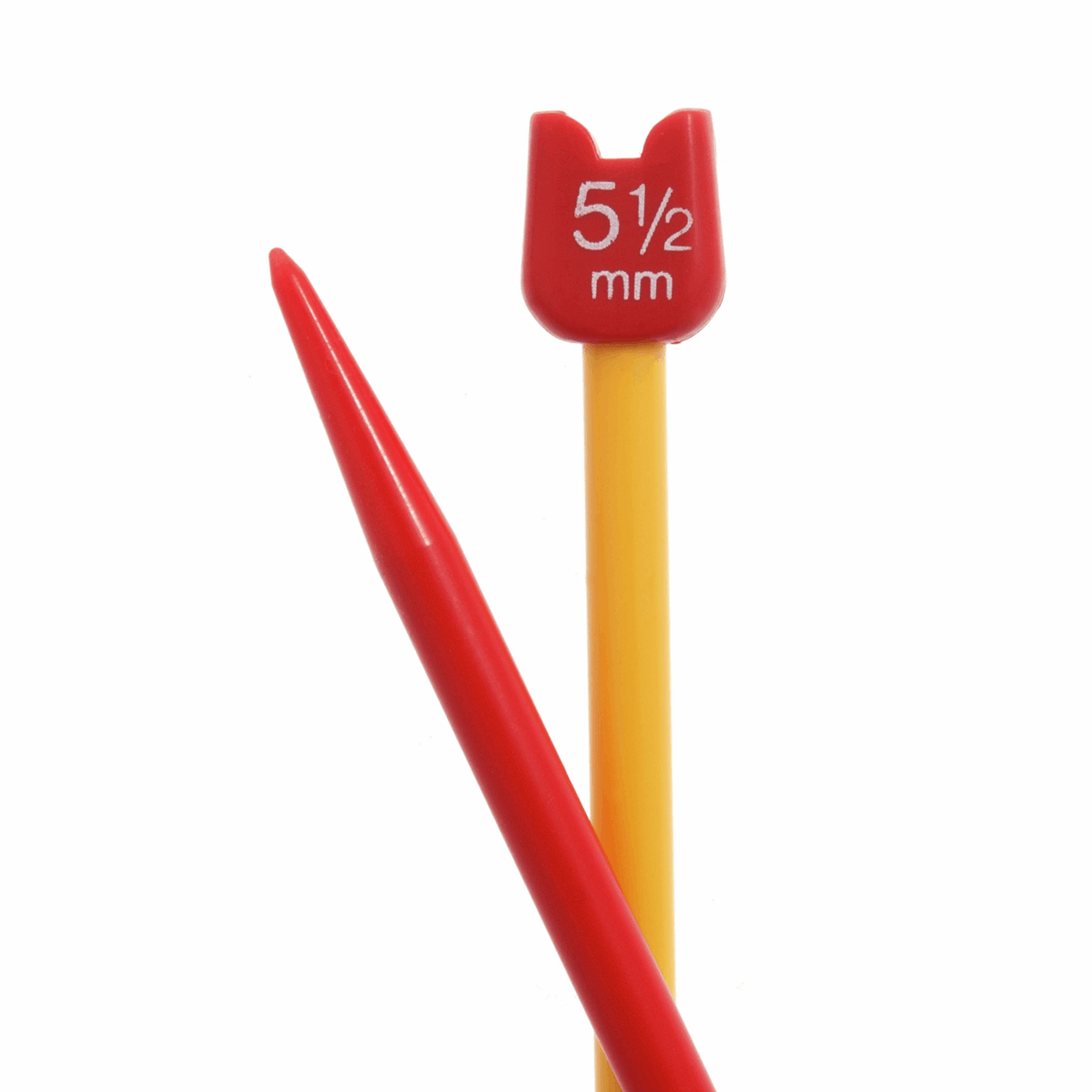 Pony Children's Coloured Knitting Pins 18cm x5.5mm