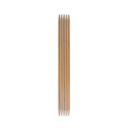 Set of five bamboo double-pointed knitting needles