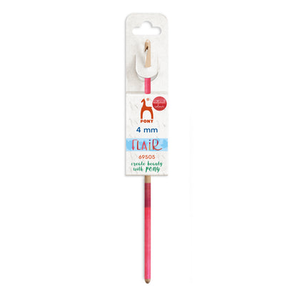 Pony Flair hand painted wooden crochet hook, 4mm