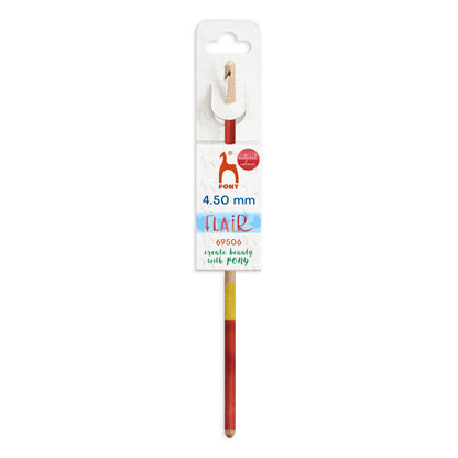 Pony Flair hand painted wooden crochet hook, 4.5mm