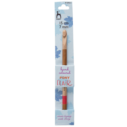 Pony Flair hand painted wooden crochet hook, 7mm