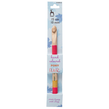 Pony Flair hand painted wooden crochet hook, 10mm
