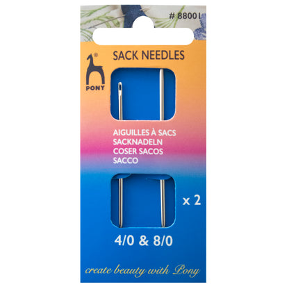 Pony sack needles in packet