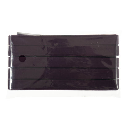 Aubergine polycotton bias binding on card