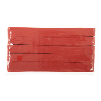 Pumpkin orange polycotton bias binding on card