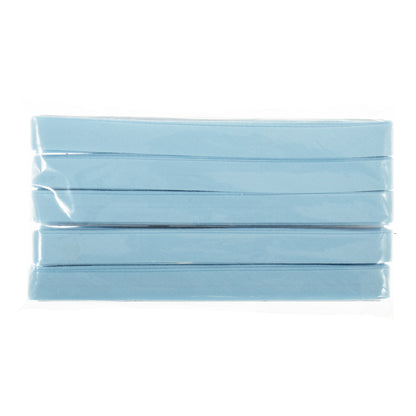 Pale blue polycotton bias binding on card