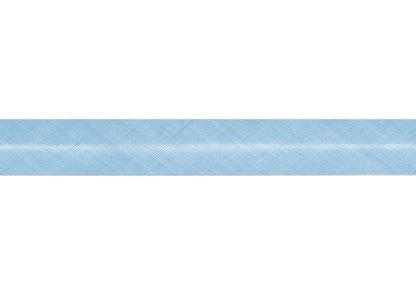 Pale blue polycotton bias binding on card