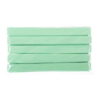Mint green polycotton bias binding on card