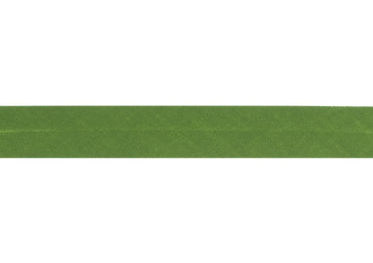 Apple green polycotton bias binding on card