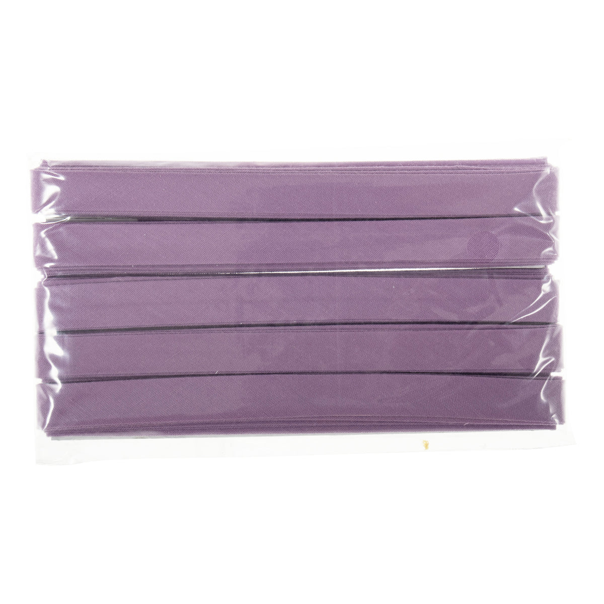 Lilac polycotton bias binding on card