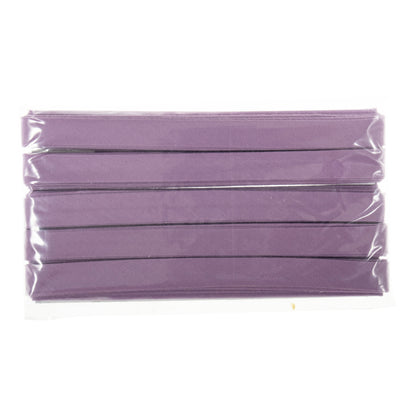 Lilac polycotton bias binding on card