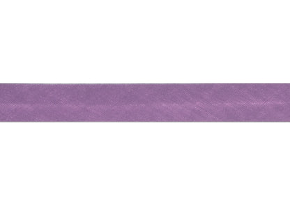 Lilac polycotton bias binding on card