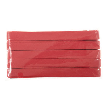 Cerise pink polycotton bias binding on card