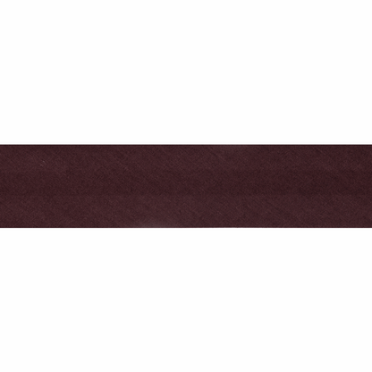 Polycotton Bias Binding 2.5m x 12mm - Chocolate