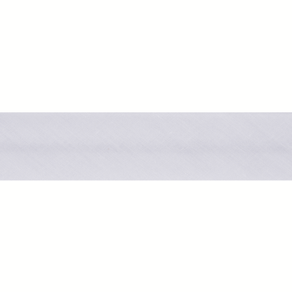 Polycotton Bias Binding 2.5m x 12mm - White