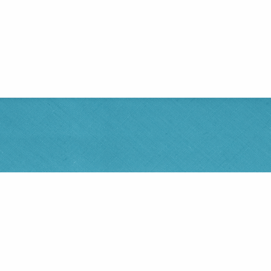 Polycotton Bias Binding 2.5m x 25mm - Aqua