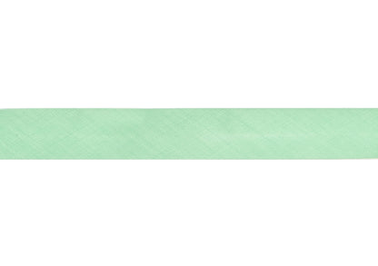 Mint polycotton bias binding wound on a card