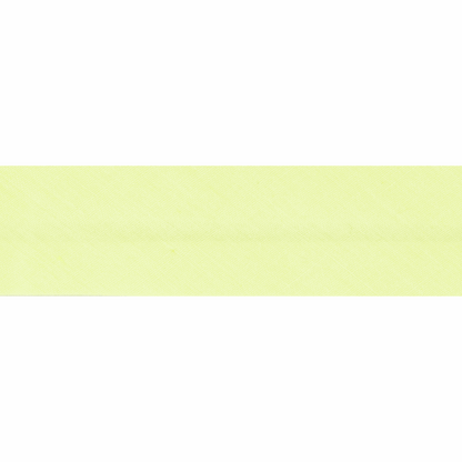 Polycotton Bias Binding 2.5m x 25mm - Lemon
