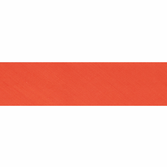 Polycotton Bias Binding 2.5m x 25mm - Orange