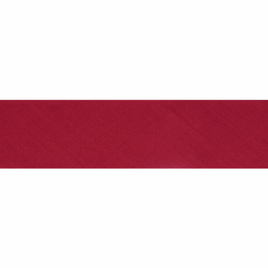 Polycotton Bias Binding 2.5m x 25mm - Scarlet