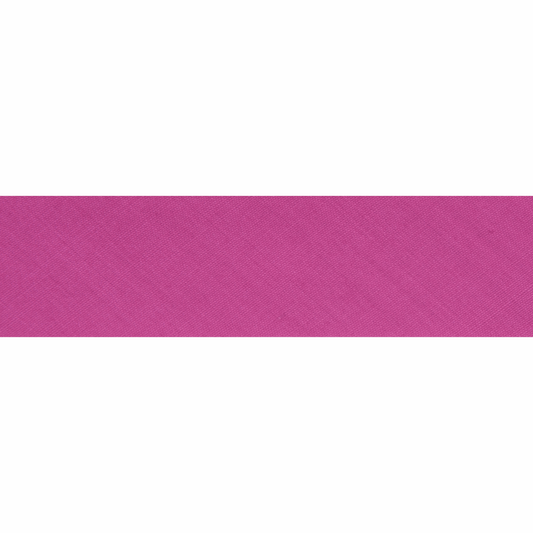 Polycotton Bias Binding 2.5m x 25mm - Dark Rose