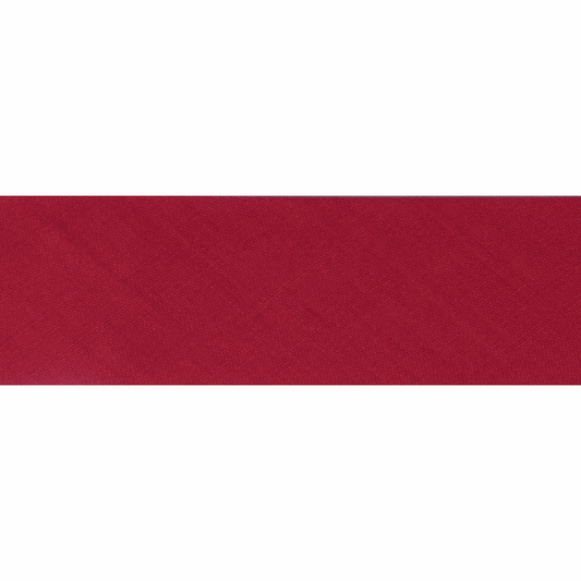 Polycotton Bias Binding 2.5m x 50mm - Scarlet